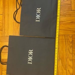 Dior paper bags
